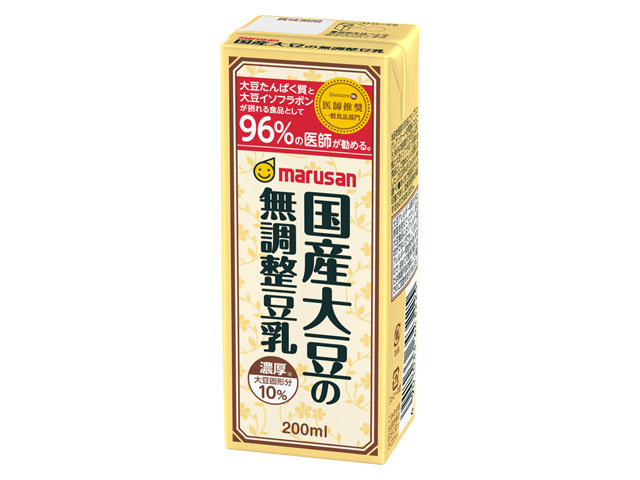 マルサンアイ 濃厚10%国産大豆の無調整豆乳